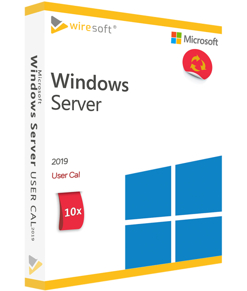 Microsoft Windows Server 2019 - 10 Pack User CAL