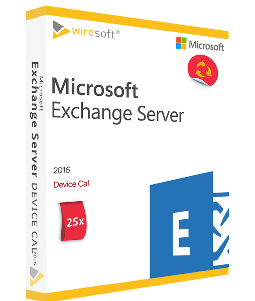MICROSOFT EXCHANGE SERVER 2016 - 25 PACK DEVICE CAL